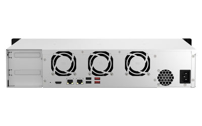 QNAP TS-864EU NAS Armadio (2U) Intel Celeron 8 GB DDR4 0 TB QNAP Turbo System Nero [TS-864EU-8G]