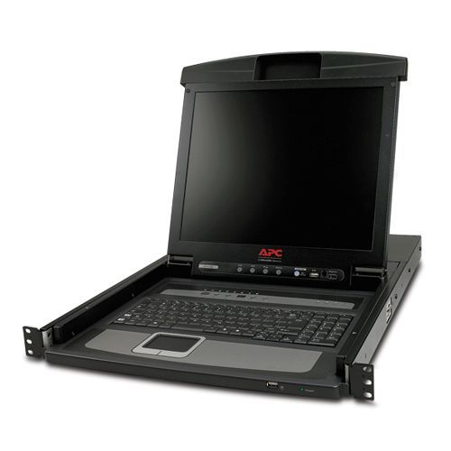 APC AP5808 console a rack 43,2 cm (17") Nero 1U [AP5808]