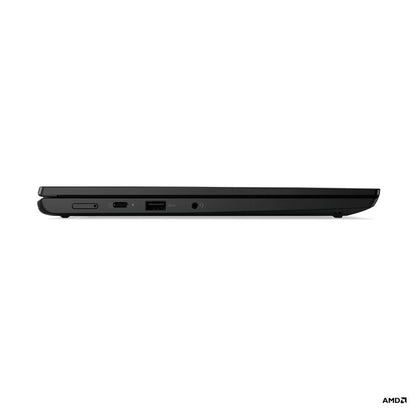 Lenovo ThinkPad L13 AMD Ryzen 5 PRO 7530U Ibrido (2 in 1) 33,8 cm (13.3") Touch screen WUXGA 16 GB DDR4-SDRAM 512 GB SSD Wi-Fi 6E (802.11ax) Windows 11 Pro Nero [21FR000AIX]