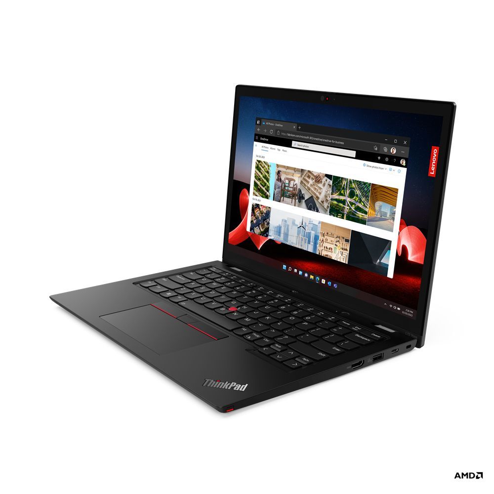 Lenovo ThinkPad L13 AMD Ryzen 5 PRO 7530U Ibrido (2 in 1) 33,8 cm (13.3") Touch screen WUXGA 16 GB DDR4-SDRAM 512 GB SSD Wi-Fi 6E (802.11ax) Windows 11 Pro Nero [21FR000AIX]