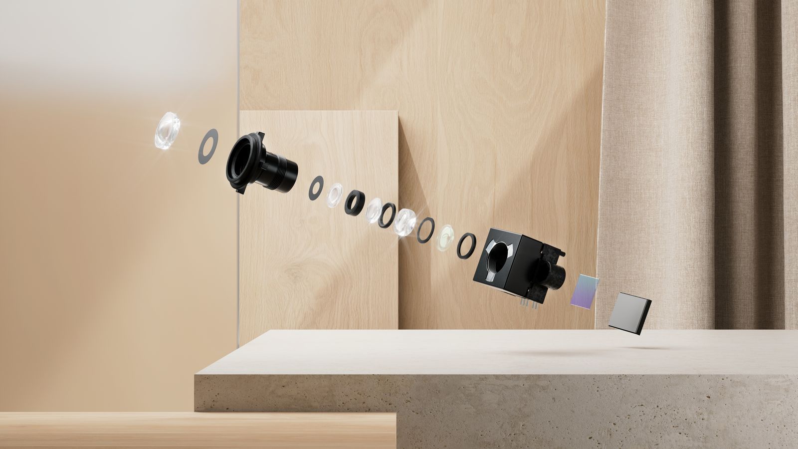 Logitech 960-001530 webcam 8,5 MP 4096 x 2160 Pixel USB 3.2 Gen 1 (3.1 Gen 1) Alluminio, Nero [960-001530]