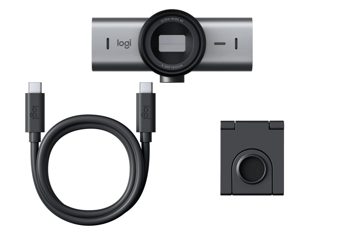 Logitech MX Brio webcam 8,5 MP 4096 x 2160 Pixel USB Grafite [960-001530]