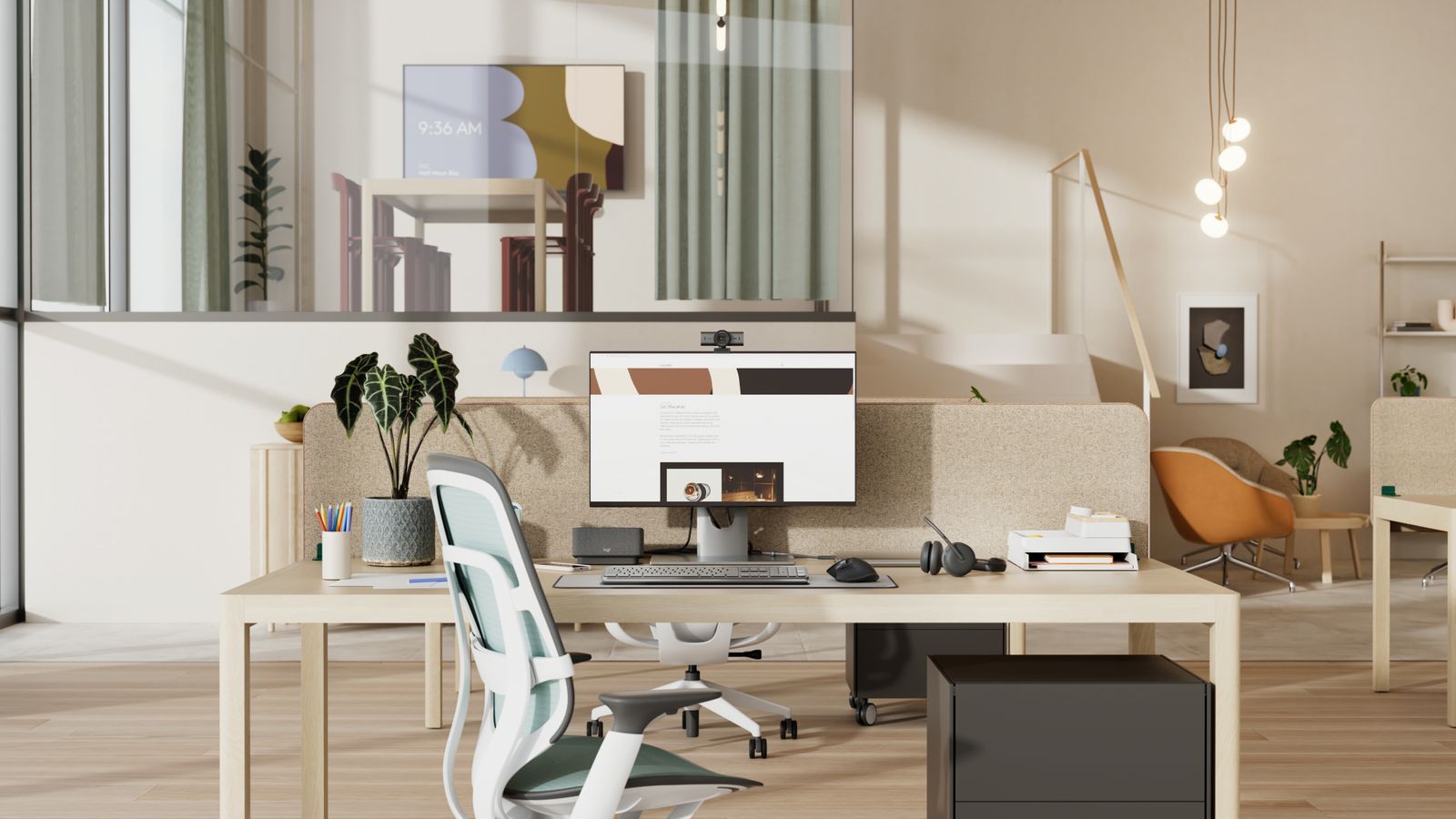 Logitech 960-001530 webcam 8,5 MP 4096 x 2160 Pixel USB 3.2 Gen 1 (3.1 Gen 1) Alluminio, Nero [960-001530]