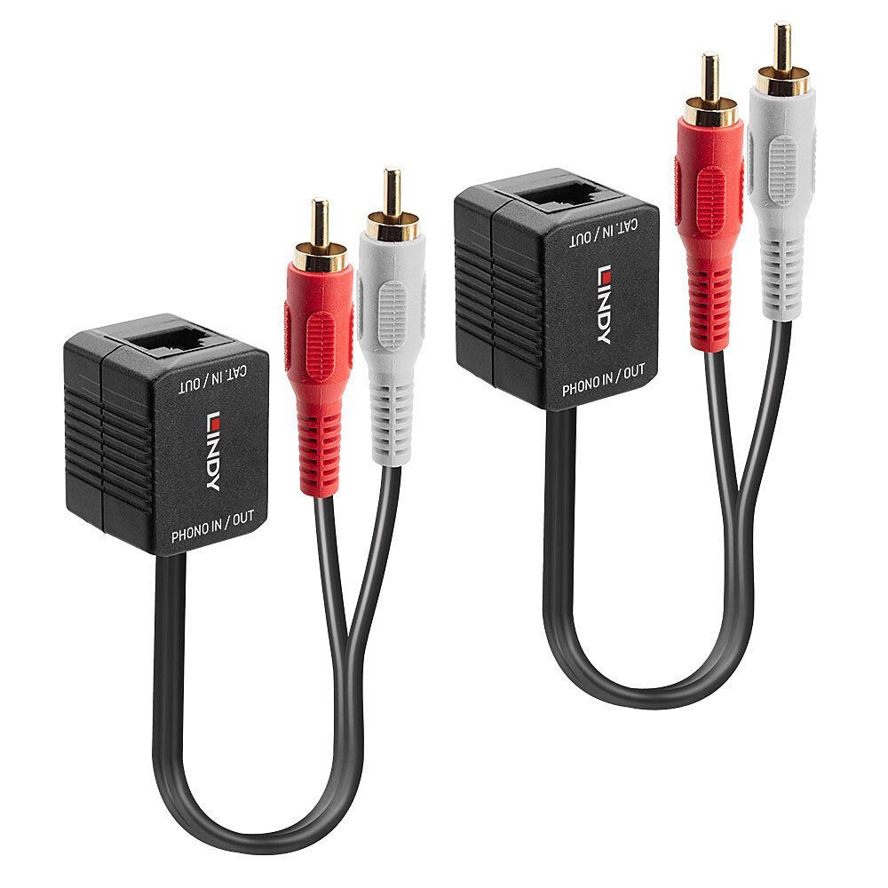 Lindy 70460 moltiplicatore AV Trasmettitore AV Nero, Rosso, Bianco [LINDY70460]