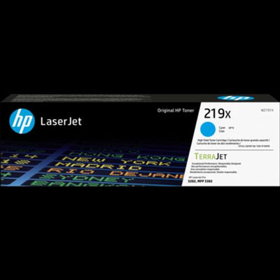 HP Cartuccia toner originale ad alta capacità LaserJet 219X ciano [W2191X]