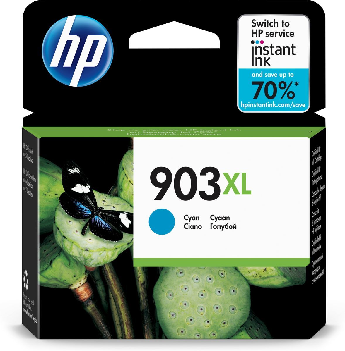 HP 903XL Cyan Ink Cartridge 825pagine Ciano cartuccia d'inchiostro [T6M03AE#BGX]