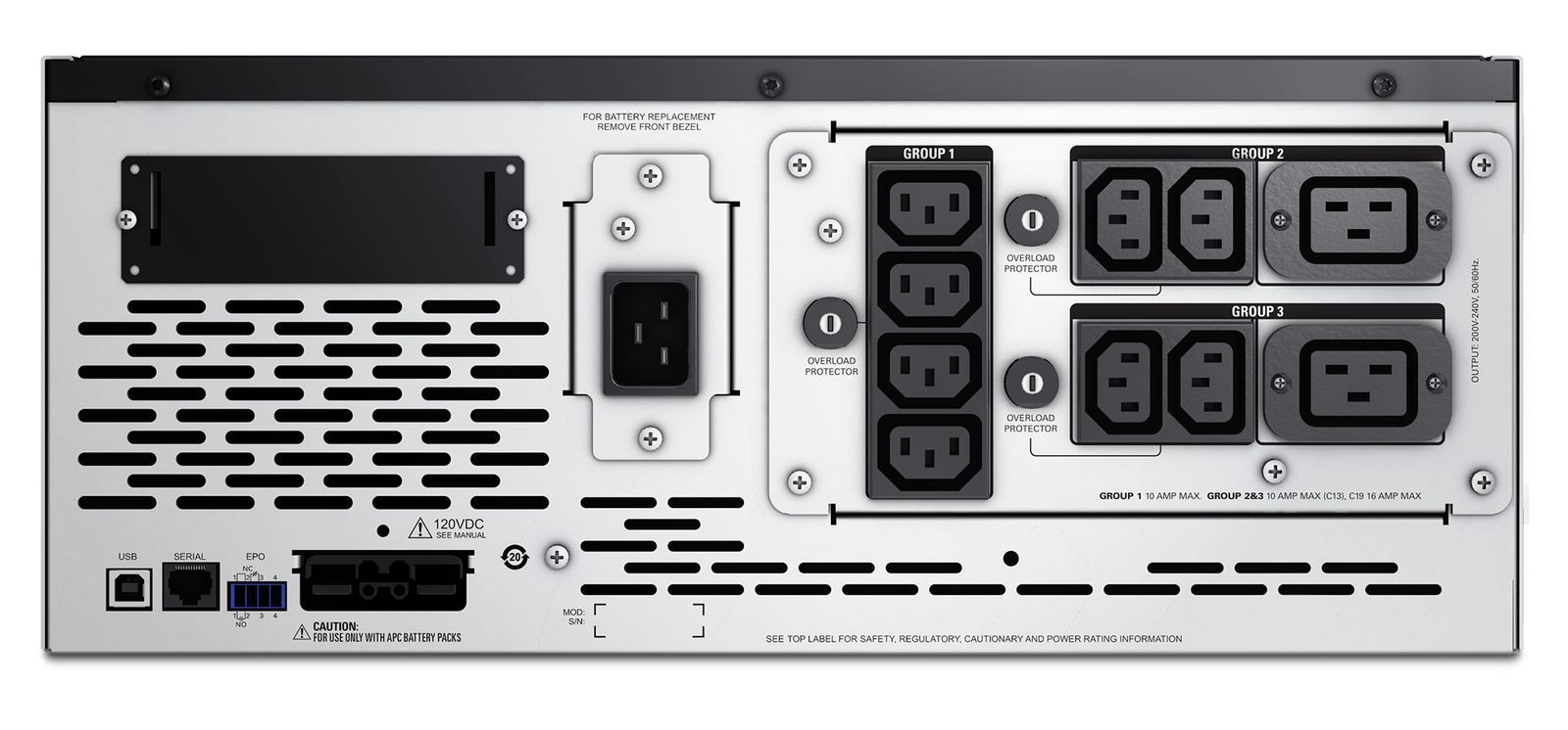 APC Smart-UPS X 2200VA gruppo di continuità (UPS) A linea interattiva 2,2 kVA 1980 W 10 presa(e) AC [SMX2200HVNC]