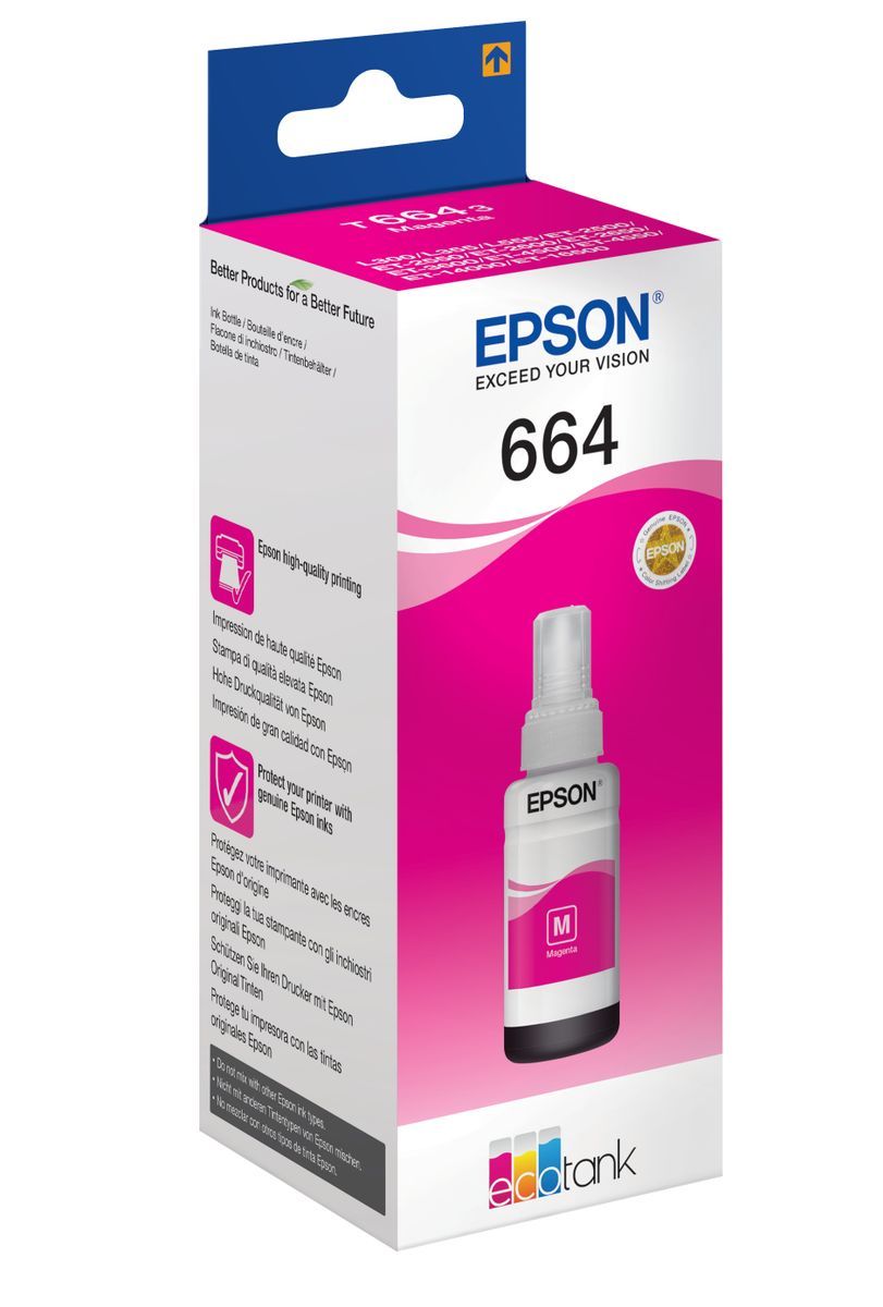 Epson Flacone inchiostro Magenta [C13T664340]