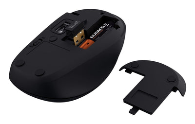 Trust Yvi+ mouse Universale Ambidestro RF senza fili + Bluetooth Ottico 1600 DPI [25440]