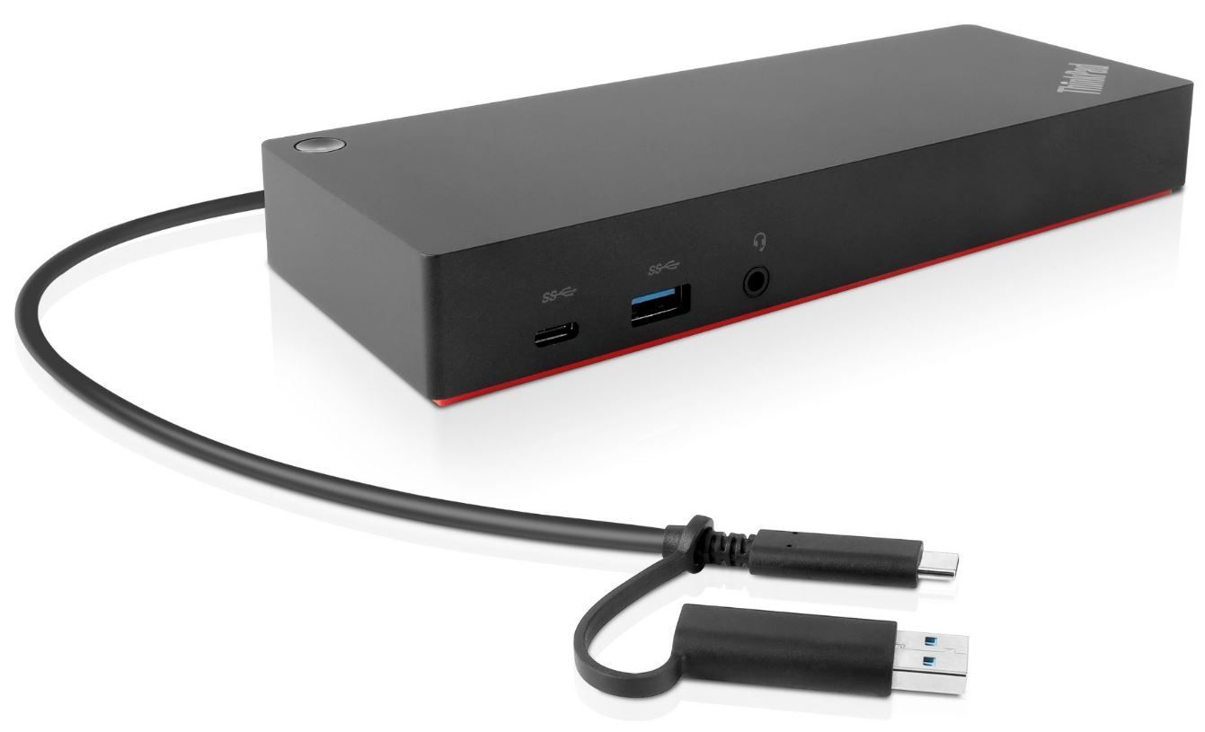 Origin Storage 40AF0135EU replicatore di porte e docking station per laptop USB 3.2 Gen 1 (3.1 Gen 1) Type-A + Type-C Antracite, Rosso [40AF0135EU]