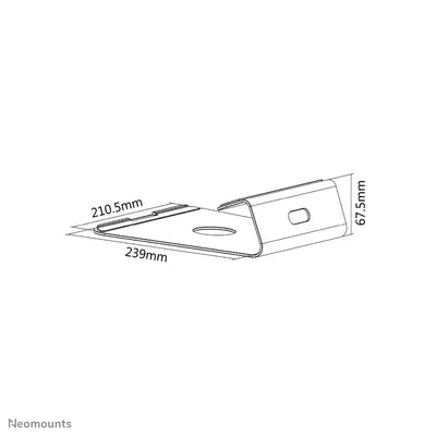 Neomounts NSLS025 Supporto per laptop 10-17" - universale [NSLS025]