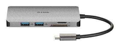 D-Link DUB-M810 replicatore di porte e docking station per laptop Cablato USB 3.2 Gen 1 (3.1 Gen 1) Type-C Alluminio [DUB-M810]
