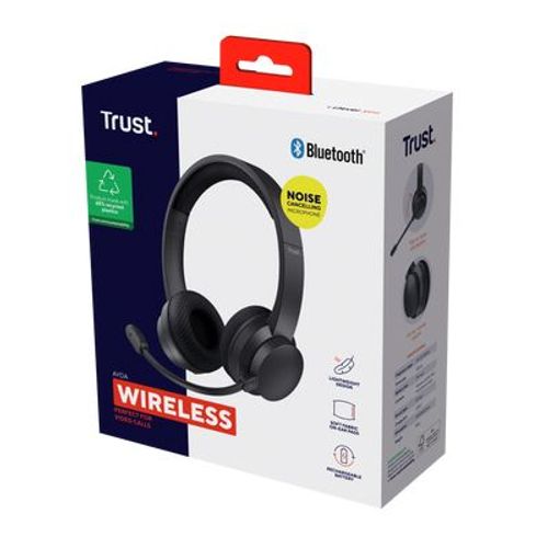 Trust Ayda Auricolare Con cavo e senza cavo A Padiglione Musica e Chiamate USB tipo-C Bluetooth Nero [25463]