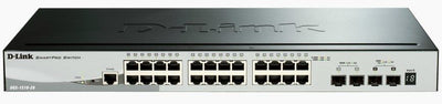 D-Link DGS-1510 Gestito L3 Gigabit Ethernet (10/100/1000) Nero [DGS-1510-28X]