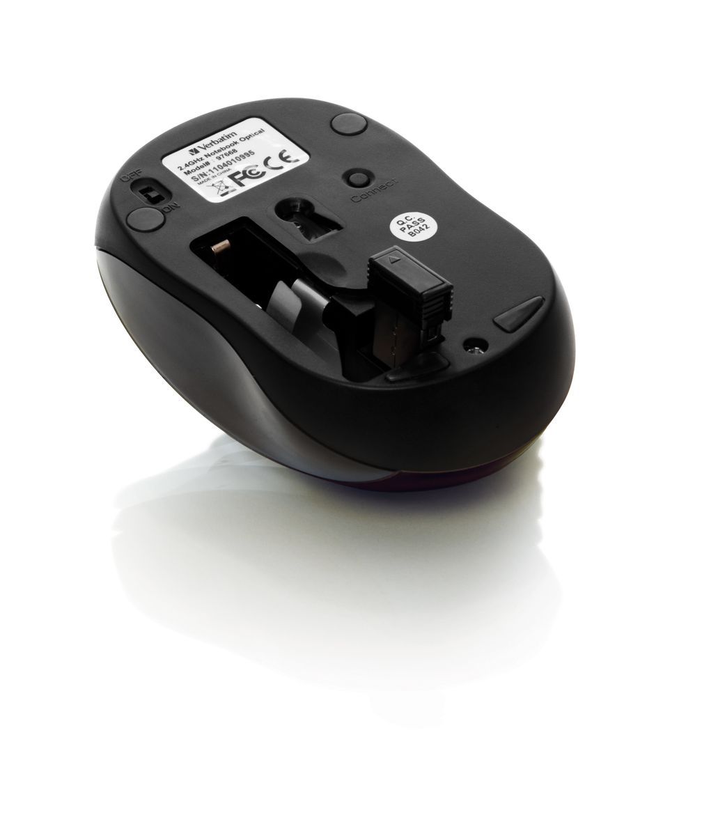 Verbatim Go Nano mouse Ambidestro RF Wireless 1600 DPI [49042]