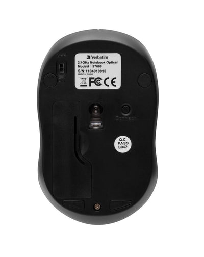 Verbatim Go Nano mouse Ufficio Ambidestro RF Wireless 1600 DPI [49042]