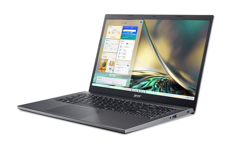 Acer Aspire 5 A515-57G-53BZ Intel Core i5 i5-1235U Computer portatile 39,6 cm (15.6") Full HD 16 GB DDR4-SDRAM 512 GB SSD NVIDIA GeForce RTX 2050 Wi-Fi 6 (802.11ax) Windows 11 Home Italiano Grigio [NX.KNZET.005]