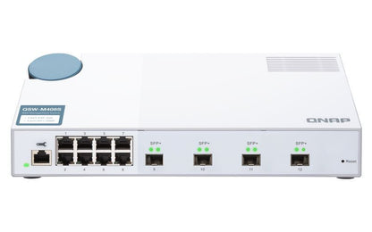QNAP QSW-M408S switch di rete Gestito L2 Gigabit Ethernet (10/100/1000) Bianco [QSW-M408S]