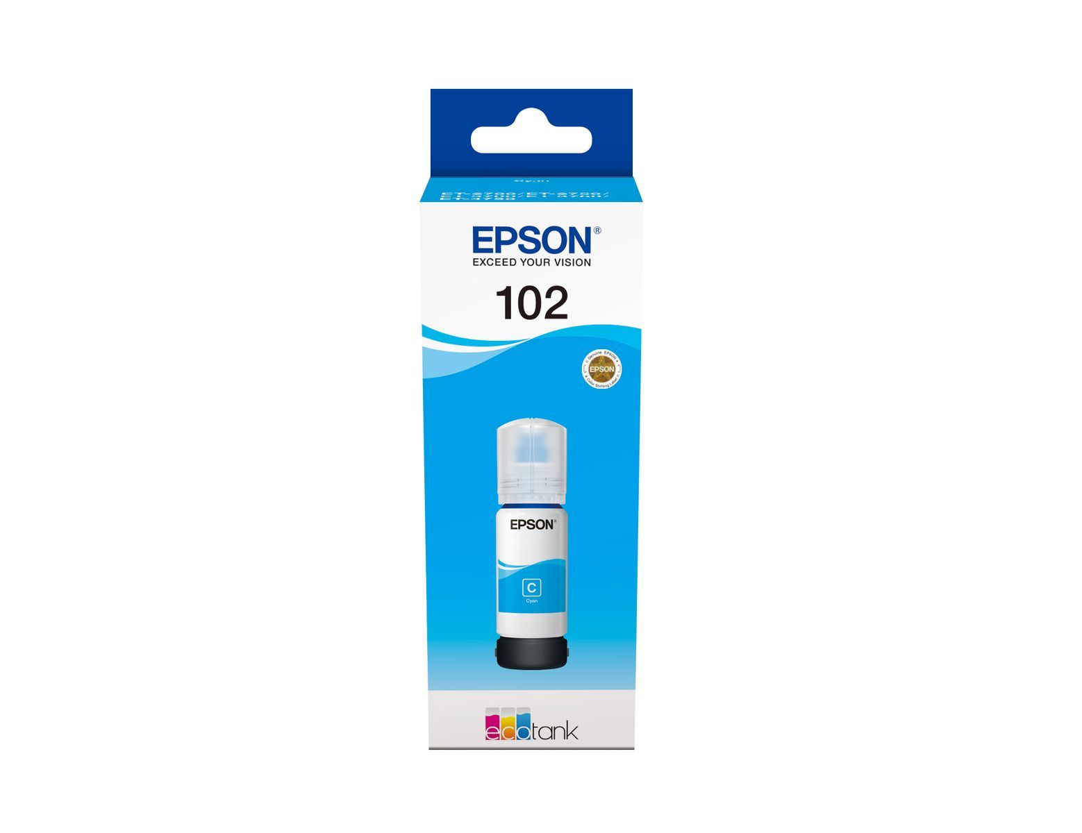 Epson 102 EcoTank Cyan ink bottle [C13T03R240]