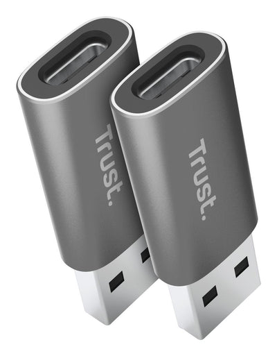 TRUST ADATTATORE CALYX USB-A TO USB-C, 2PACK [25573]