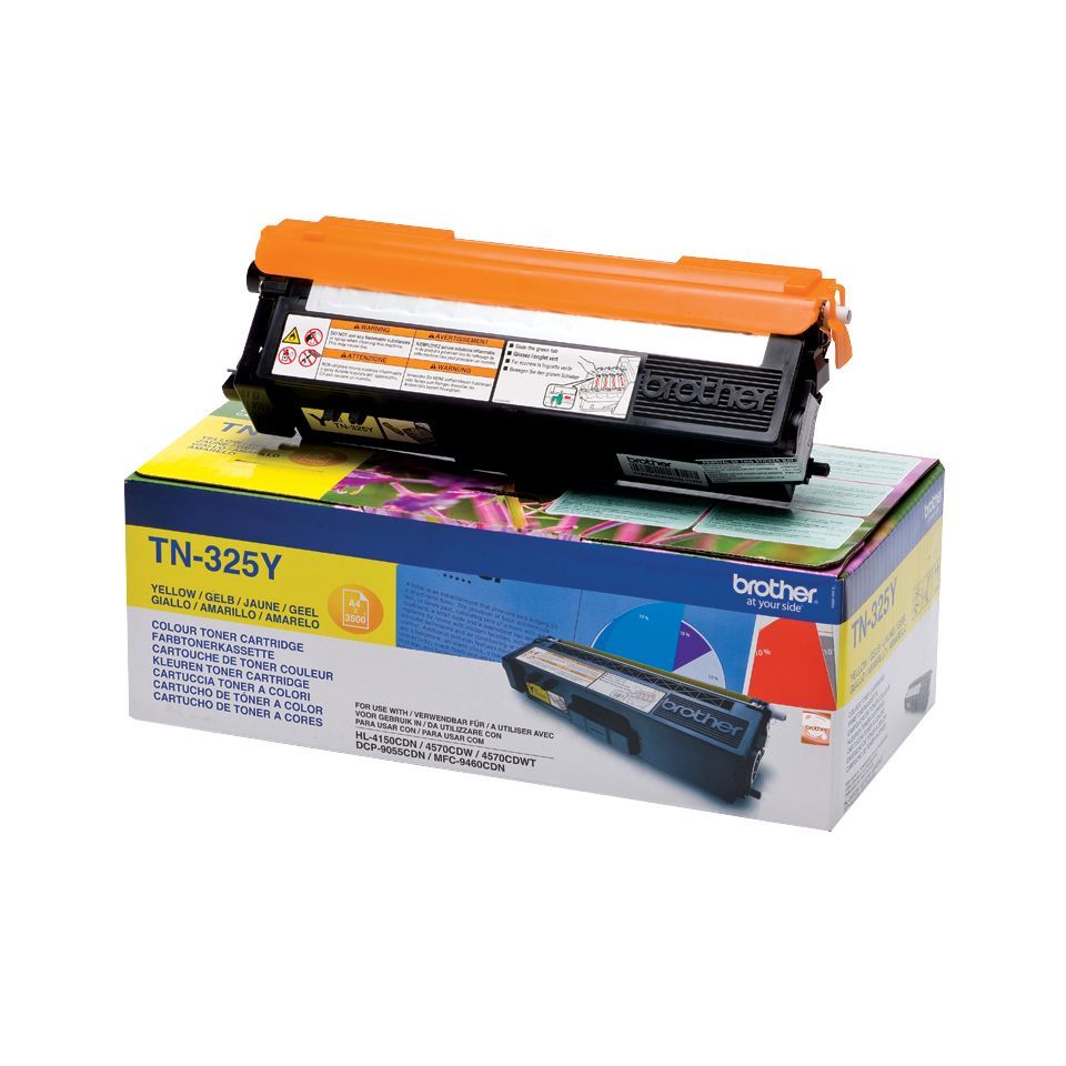 Brother TN-325Y cartuccia toner 1 pz Originale Giallo [TN325Y]