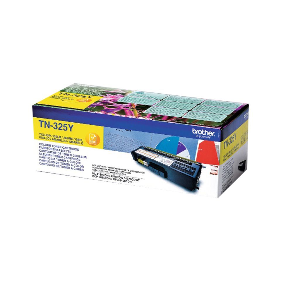 Brother TN-325Y cartuccia toner 1 pz Originale Giallo [TN325Y]