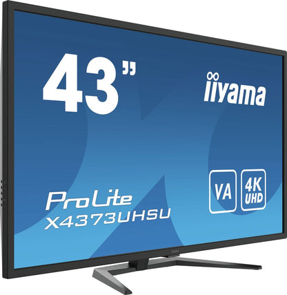 iiyama ProLite X4373UHSU-B1 Monitor PC 108 cm (42.5") 3840 x 2160 Pixel 4K Ultra HD Nero [X4373UHSU-B1]