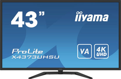 iiyama ProLite X4373UHSU-B1 Monitor PC 108 cm (42.5") 3840 x 2160 Pixel 4K Ultra HD Nero [X4373UHSU-B1]