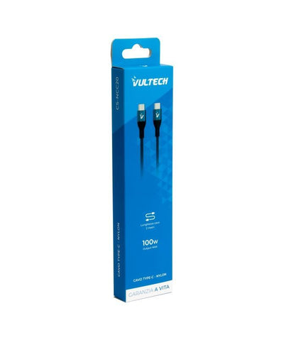 Vultech CS-NCC20BL cavo USB USB 2.0 2 m USB C Blu [CS-NCC20BL]