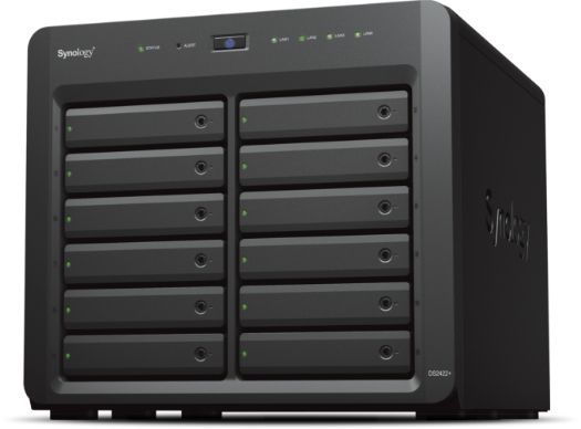 Synology DiskStation DS2422+ server NAS e di archiviazione Tower Ryzen Embedded V1500B 4 GB DDR4 0 TB DiskStation Manager Nero [DS2422+]