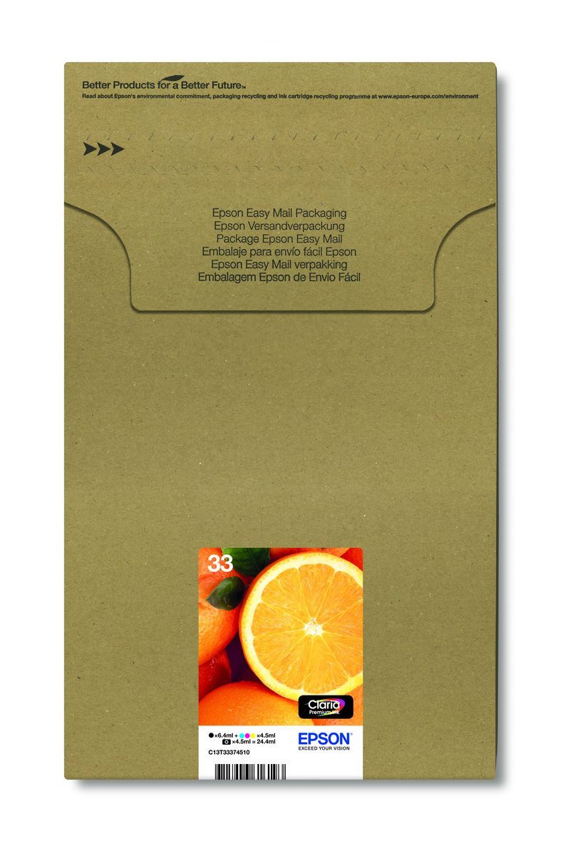 Epson Oranges Multipack 5 colori EasyMail Claria Premium Arance 33 [C13T33374510]