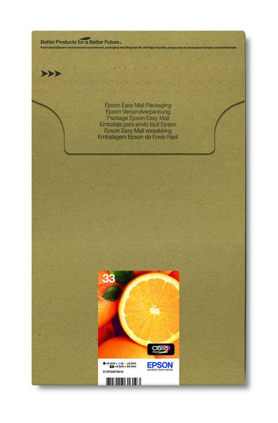Epson Oranges Multipack 5-colours 33 Claria Premium Ink EasyMail Pack [C13T33374510]