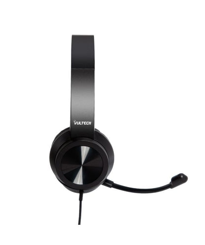 Vultech HS-03 cuffia e auricolare Cablato A Padiglione Ufficio USB tipo A Nero [HS-03]
