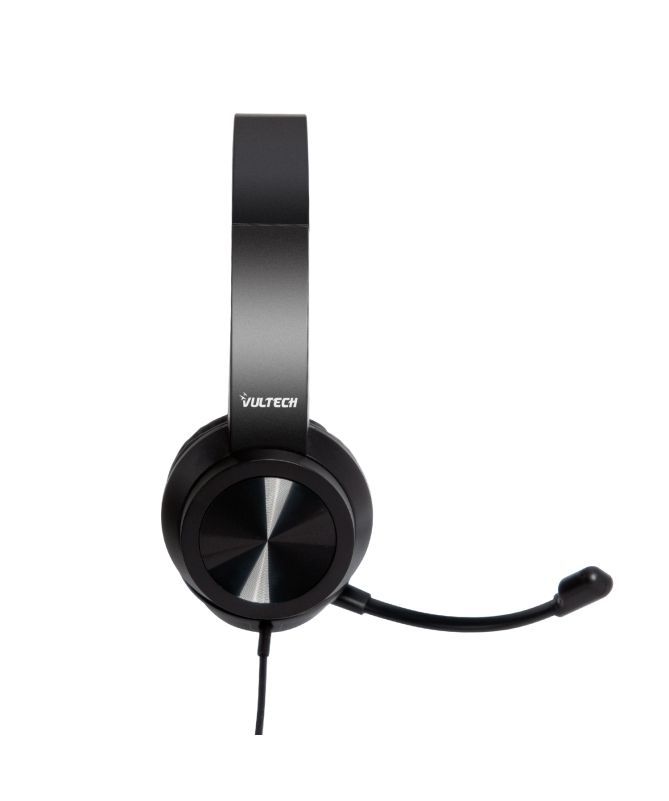 Vultech HS-03 cuffia e auricolare Cablato A Padiglione Ufficio USB tipo A Nero [HS-03]