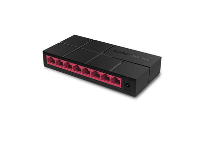 Mercusys MS108G switch di rete Non gestito Gigabit Ethernet (10/100/1000) Nero [MS108G]