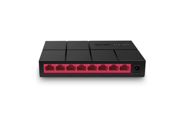 Mercusys MS108G switch di rete Non gestito Gigabit Ethernet (10/100/1000) Nero [MS108G]