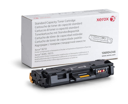 Xerox Cartuccia toner Nero a Capacità standard da 1500 Pagine per Stampante  B210, Stampante multifunzione  B205/  B215 (106R04346) [106R04346]