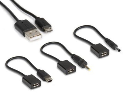 Hamlet Universal Kit alimentatore da parete per tablet e smartphone 4 in 1 con 4 connettori [XPW220MOB] - ITPartners