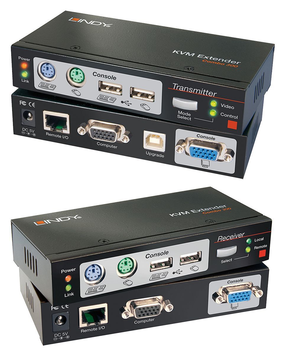 Lindy 39378 switch per keyboard-video-mouse (kvm) Nero [LINDY39378]
