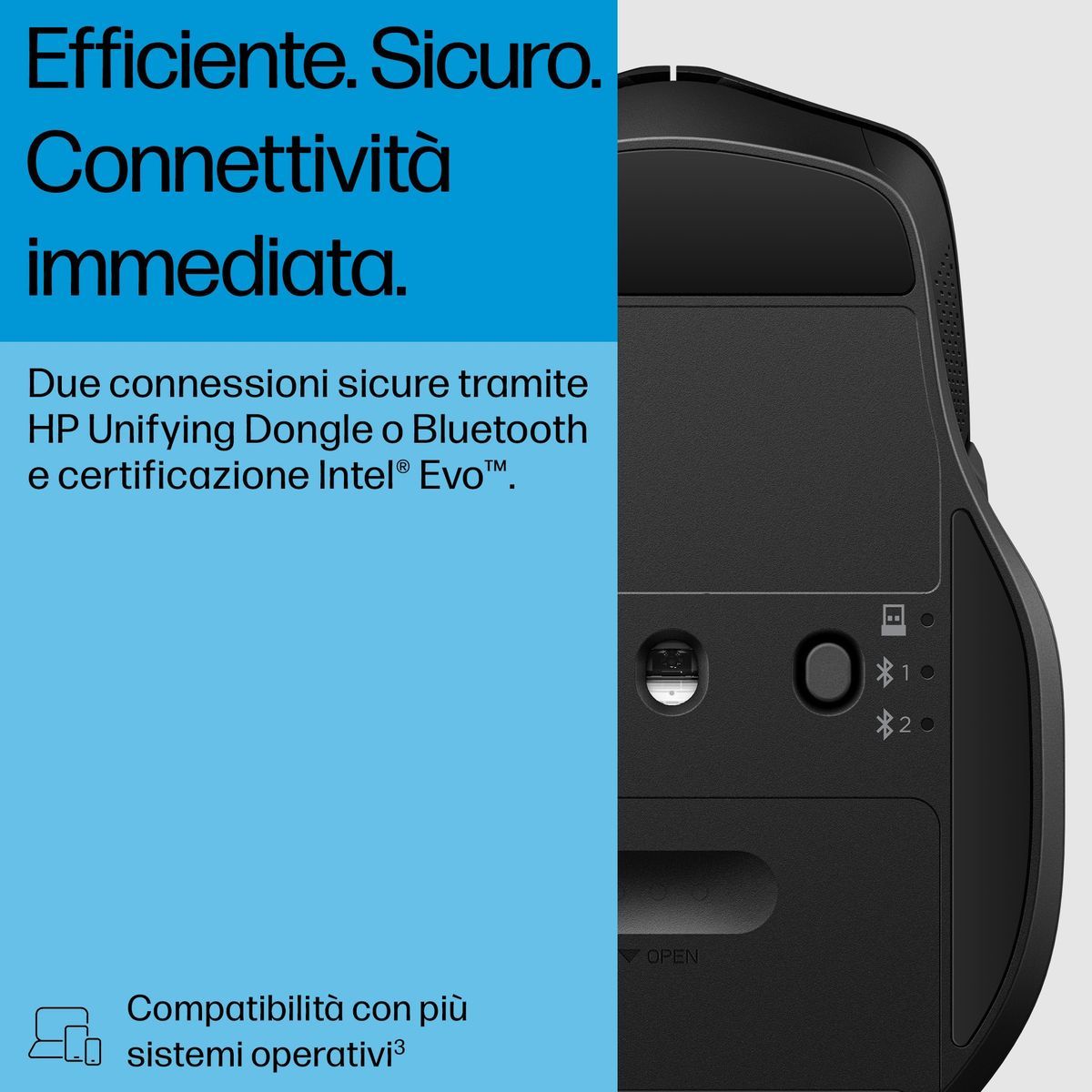 HP Mouse 685 Comfort Dual-Mode [8T6M0UT#ABB]