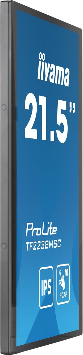 iiyama PROLITE Pannello A digitale 55,9 cm (22") LED 600 cd/m Full HD Nero Touch screen [TF2238MSC-B1]