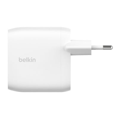 Belkin CARICABATTERIE DA PARETE DUAL 30W PORTA USB-C [WCB010VFWH]