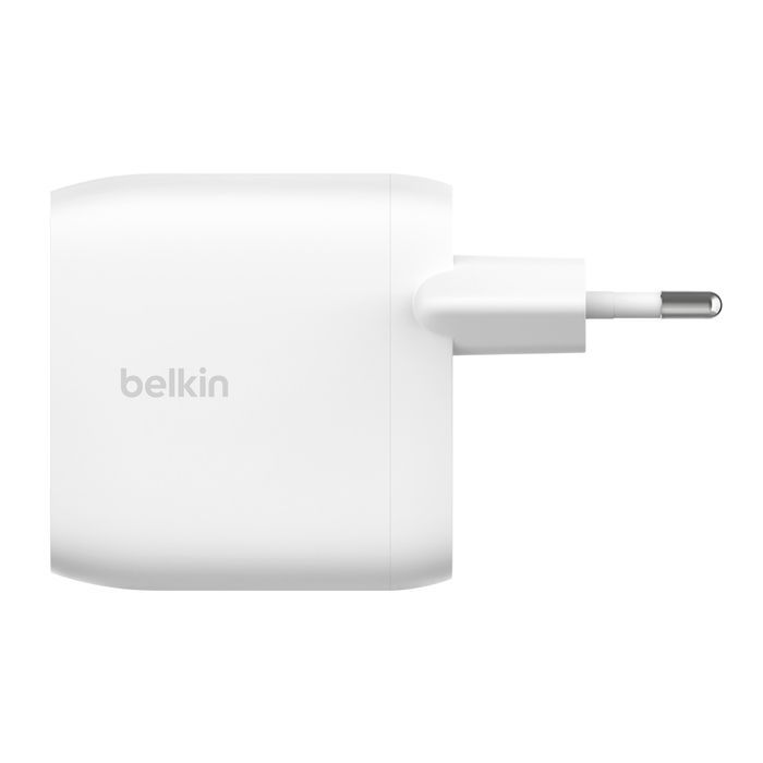 Belkin CARICABATTERIE DA PARETE DUAL 30W PORTA USB-C [WCB010VFWH]