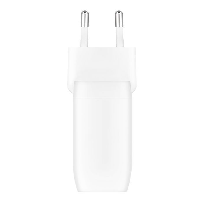 Belkin CARICABATTERIE DA PARETE DUAL 30W PORTA USB-C [WCB010VFWH]