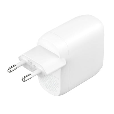 Belkin CARICABATTERIE DA PARETE DUAL 30W PORTA USB-C [WCB010VFWH]