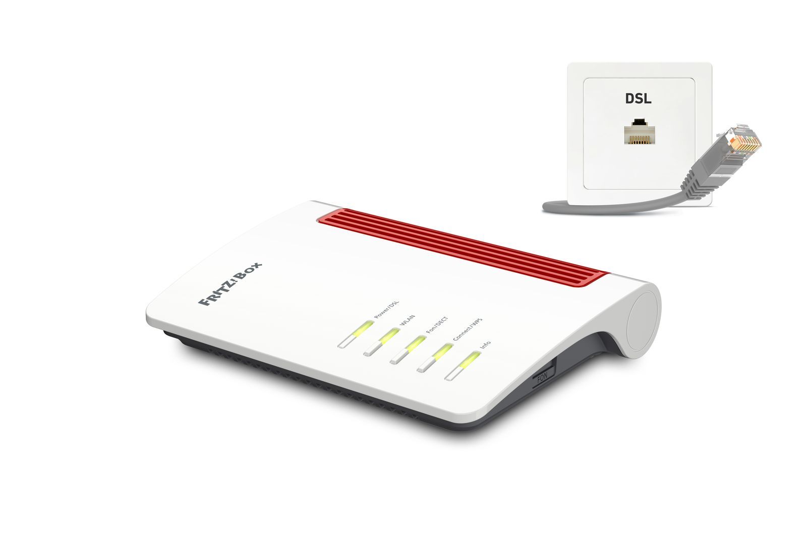 FRITZ!Box 7530 AX router wireless Gigabit Ethernet Dual-band (2.4 GHz/5 GHz) Bianco [20002944]