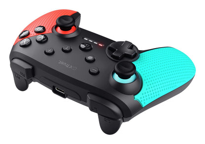 Trust GXT 1246B Muta Nero, Blu, Rosso Bluetooth Gamepad Nintendo Switch, Nintendo Switch Lite [25427]