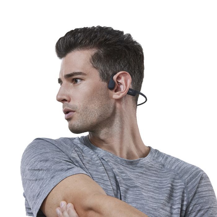 SHOKZ OpenRun Auricolare Wireless Passanuca Sport Bluetooth Nero [S805-ST-BK]