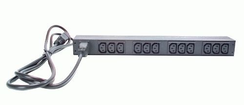 APC Basic Rack PDU unità di distribuzione dell'energia (PDU) 12 presa(e) AC 0U/1U Nero [AP9565]