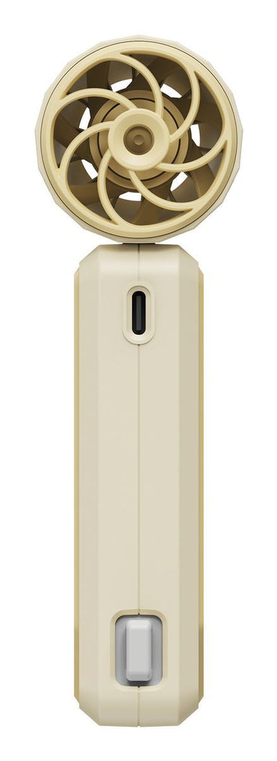 VERBATIM COOLNGO AIRJET HANDHELD FAN WHITE/SILVER [32341]